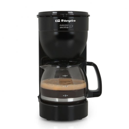 Orbegozo CG 4014 Filterkaffeemaschine, 6 Tassen, 650 W, Schwarz