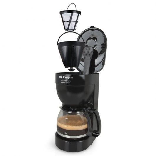 Orbegozo CG 4014 Filterkaffeemaschine, 6 Tassen, 650 W, Schwarz