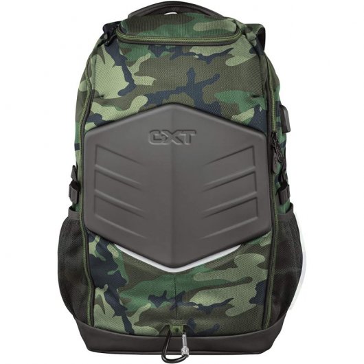 Trust GXT 1255 Outlaw sac à dos Noir/Vert Polyester