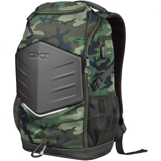 Trust GXT 1255 Outlaw sac à dos Noir/Vert Polyester
