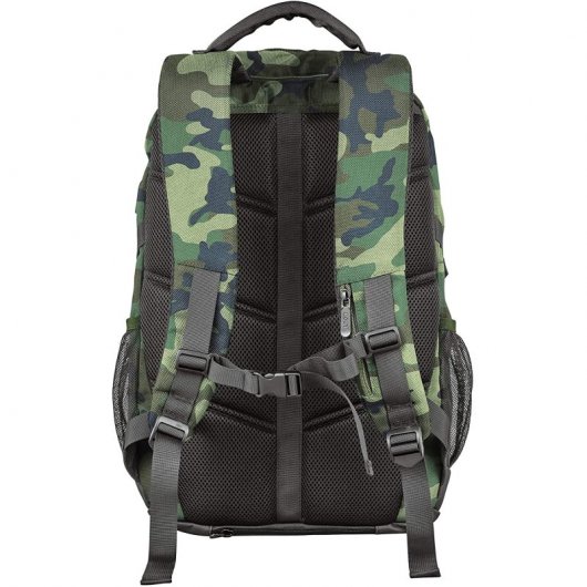Trust GXT 1255 Outlaw sac à dos Noir/Vert Polyester
