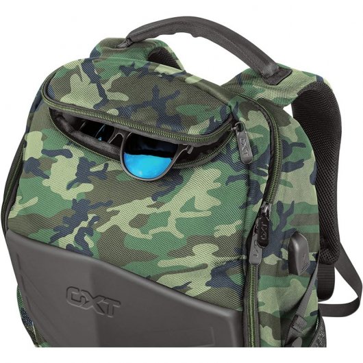 Trust GXT 1255 Outlaw sac à dos Noir/Vert Polyester