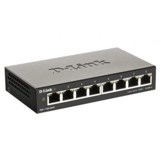 D-Link DGS-1100-08V2 Switch Administrado 8 Portas Gigabit Ethernet