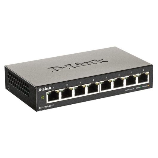 D-Link DGS-1100-08V2 Switch Administrado 8 Portas Gigabit Ethernet
