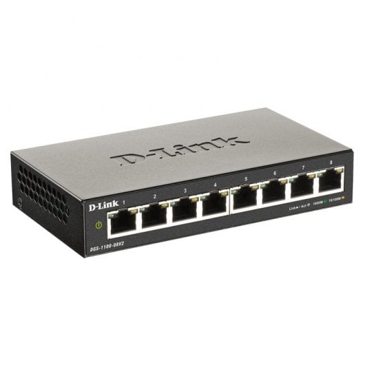 D-Link DGS-1100-08V2 Verwalteter 8-Port-Gigabit-Ethernet-Switch