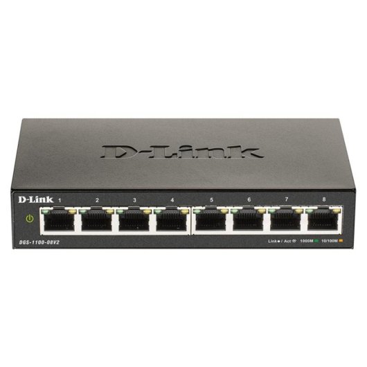 D-Link DGS-1100-08V2 Switch Administrado 8 Portas Gigabit Ethernet