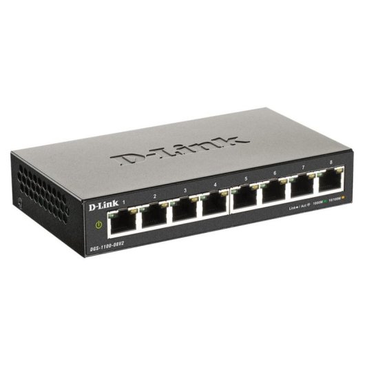 D-Link DGS-1100-08V2 Switch Administrado 8 Portas Gigabit Ethernet