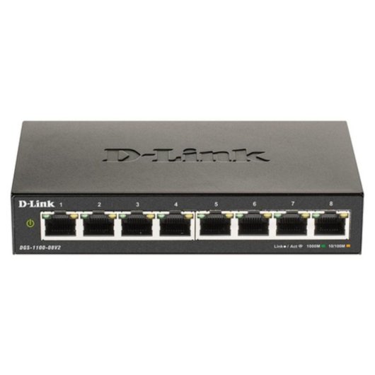D-Link DGS-1100-08V2 Switch Administrado 8 Portas Gigabit Ethernet
