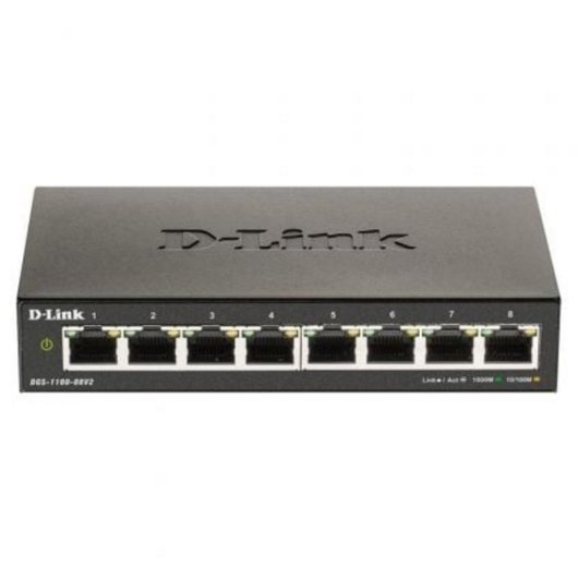D-Link DGS-1100-08V2 Switch Administrado 8 Portas Gigabit Ethernet