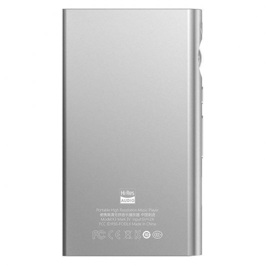 FiiO M9 Reprodutor de Música HiFi Portátil 4GB Prateado