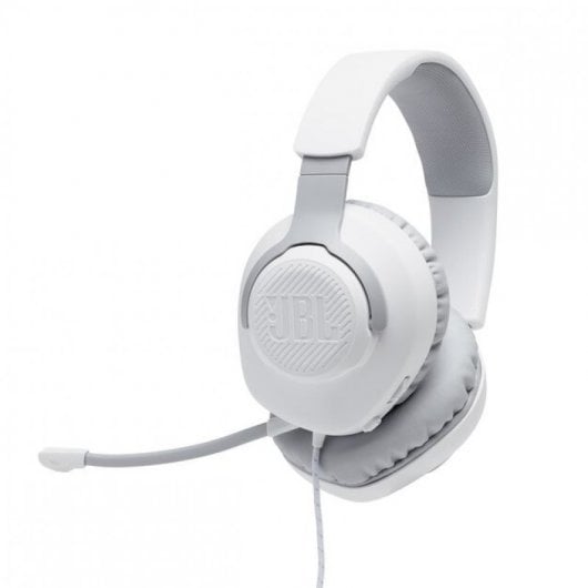 JBL Quantum 100 Headsets Gaming Multiplataforma Brancos