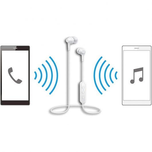 Pioneer C4 Wireless Auricolare In-ear, Passanuca Musica e Chiamate Micro-USB Bluetooth Bianco