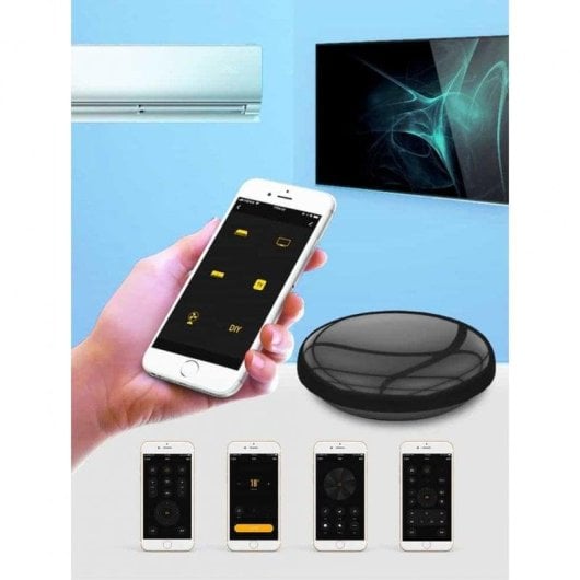 Centrale Domotique Leotec Smart Control Remoto IR Wifi avec Google Assistant Alexa Contrôle vocal