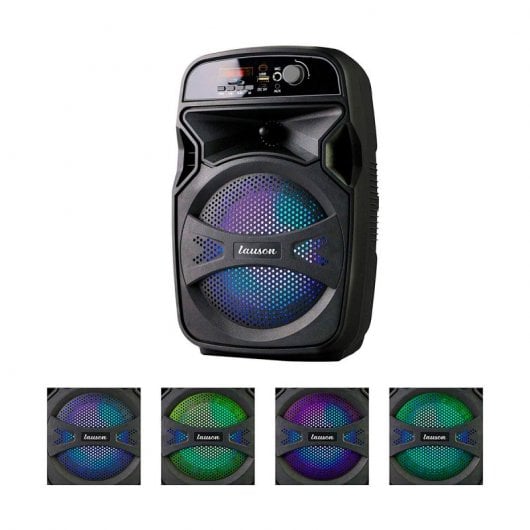 Altoparlante Bluetooth Lauson LLX34 con Karaoke 20W Nero