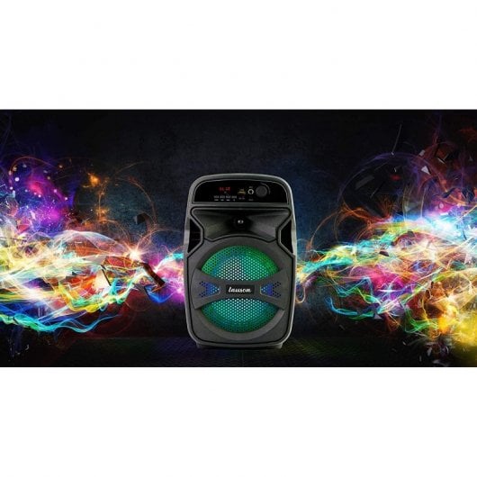 Altoparlante Bluetooth Lauson LLX34 con Karaoke 20W Nero