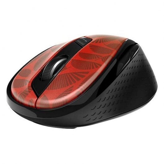 Mouse ottico wireless silenzioso Rapoo M500 1600 DPI rosso