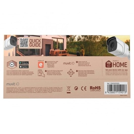 Überwachungskamera Muvit iO FullHD Nachtsicht Außen Zwei-Wege-Audio