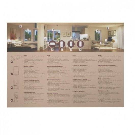 Muvit iO Sistema de Seguridad Inteligente Pack Elemental