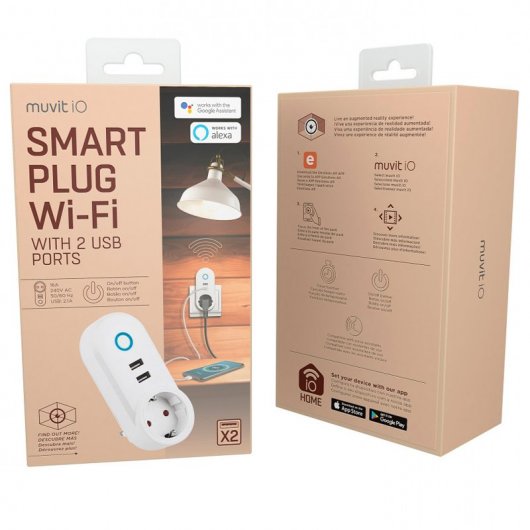 Muvit iO WiFi Smart Plug 2x USB