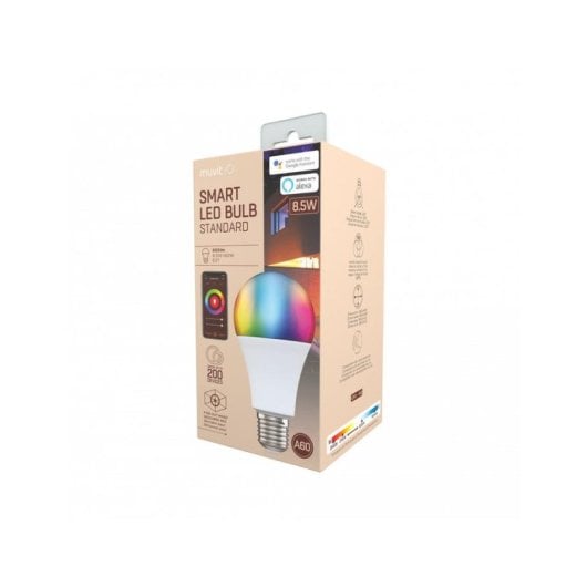 Muvit iO A60 Bombilla Inteligente E27 8.5W RGB+Blancos