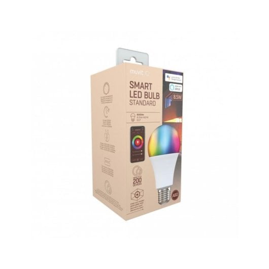 Muvit iO A60 Bombilla Inteligente E27 8.5W RGB+Blancos