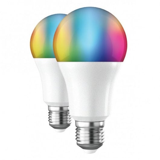 Muvit iO Pack Smart Tomada Inteligente + 2 Lâmpadas RGB E27 10W