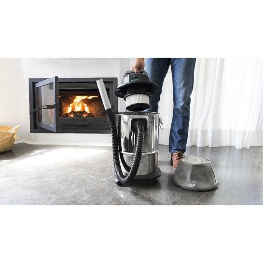 Cecotec Conga PopStar 12200 Ash Steel Aspirador de Cenizas 20L 1200W