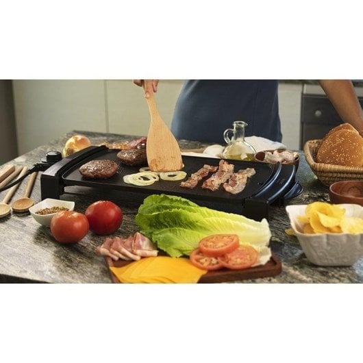Plancha électrique Cecotec Tasty&Grill 3000 BlackWater 2600W surface 45x25cm antiadhésive