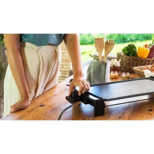 Plancha électrique Cecotec Tasty&Grill 3000 RockWater 2600W Pierre RockStone Thermostat