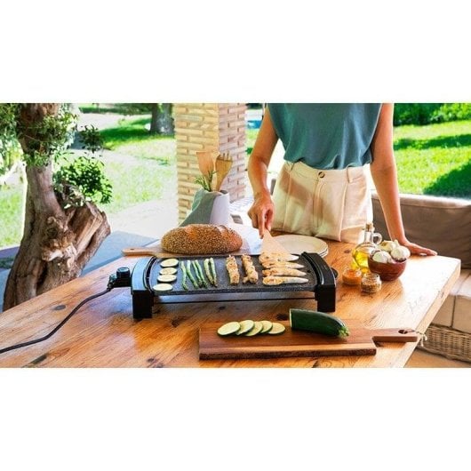 Plancha électrique Cecotec Tasty&Grill 3000 RockWater 2600W Pierre RockStone Thermostat