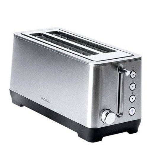 Torradeira Cecotec BigToast Extra Double 1600W 2 Ranhuras Aço Inoxidável