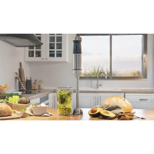 Licuadora Cecotec Power TitanBlack 1500 XL Cream 1500W pé XL titânio varinha