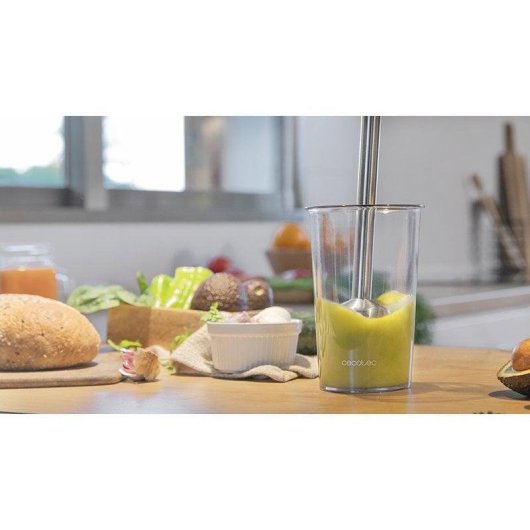 Licuadora Cecotec Power TitanBlack 1500 XL Cream 1500W pé XL titânio varinha