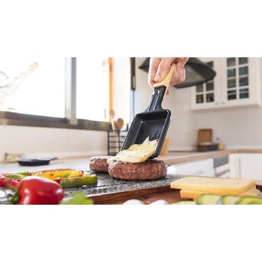 Cecotec Cheese&Grill 8600 Raclette in legno AllStone con pietra naturale 1200W