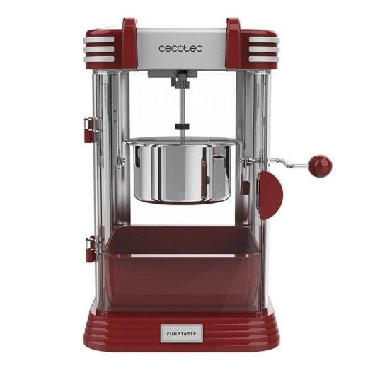 Popcornmaschine Cecotec Fun&Taste P'Corn Classic Retro-Design 300 W Edelstahl Rot