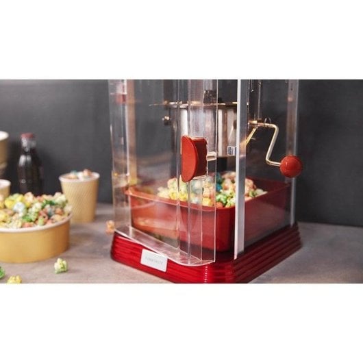 Popcornmaschine Cecotec Fun&Taste P'Corn Classic Retro-Design 300 W Edelstahl Rot