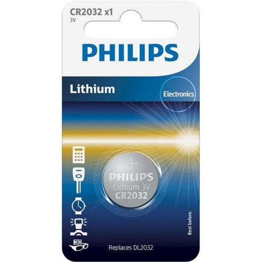 Philips Pila de Litio CR2032 3V