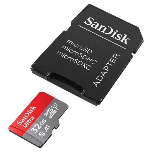 Sandisk Ultra MicroSDHC 32GB UHS-I U1 A1 Clase 10 + Adaptador SD
