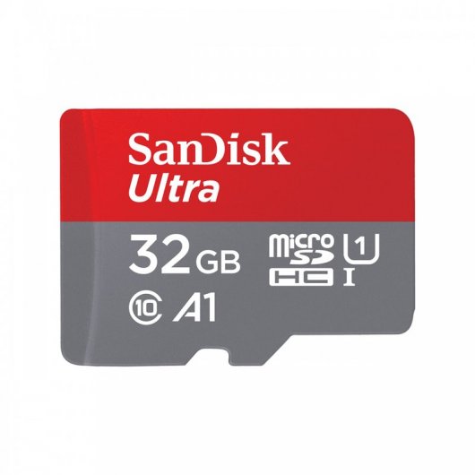 Sandisk Ultra MicroSDHC 32GB UHS-I U1 A1 Clase 10 + Adaptador SD