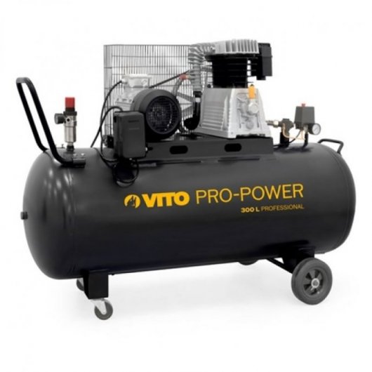 Vito Speed Max 300 Pro-Power Compresor Horizontal 300L 4hp 3kW