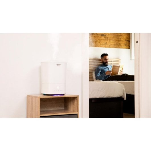 Humidificador Cecotec BreezeCare 3500 Warm 5.5L LED 3 velocidades 110W branco