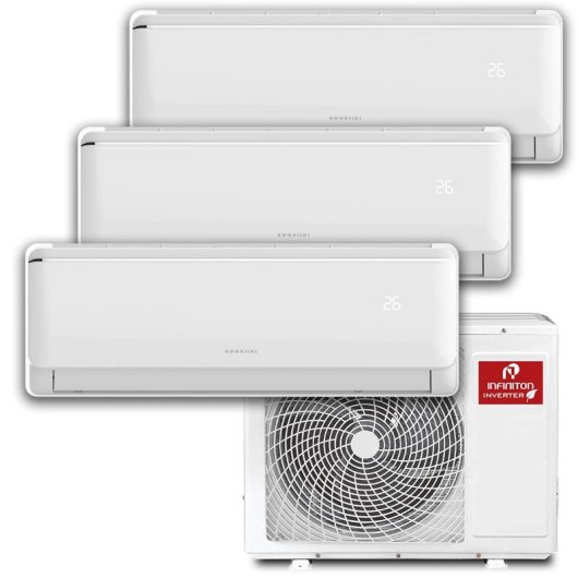 Infiniton MULTI-3330 Aire Acondicionado Multi Split con Bomba de Calor 2500/2500/2500 Frigorías