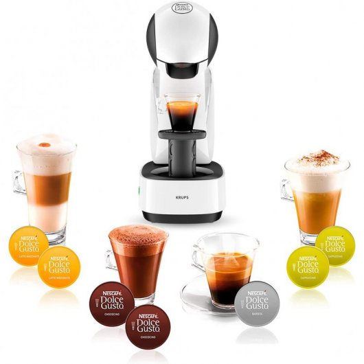 Krups INFINISSIMA Nescafé Dolce Gusto KP1701KP Macchina per Caffè Espresso e Altre Bevande, Manuale, Bianco