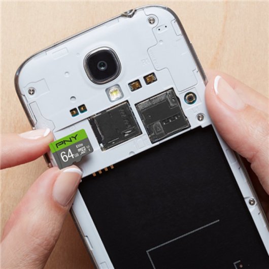PNY Elite microSDXC 64GB UHS-I Clase 10