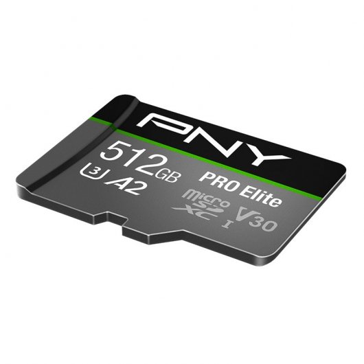 PNY Pro Elite microSDXC 512GB UHS-I U3 Clase 10