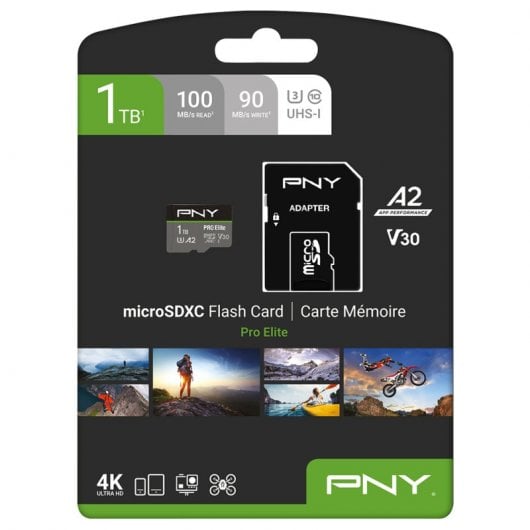 PNY Pro Elite microSDXC 1TB UHS-I U3 Classe 10