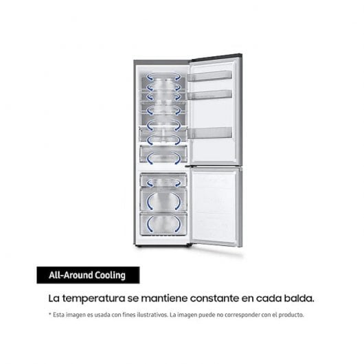 Samsung RB38T776CS9 Frigorífico Combi C Acero Inoxidable