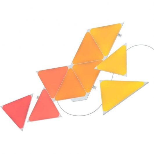 Nanoleaf Start Kit de 9 Painéis LED Wifi Triângulo Shapes