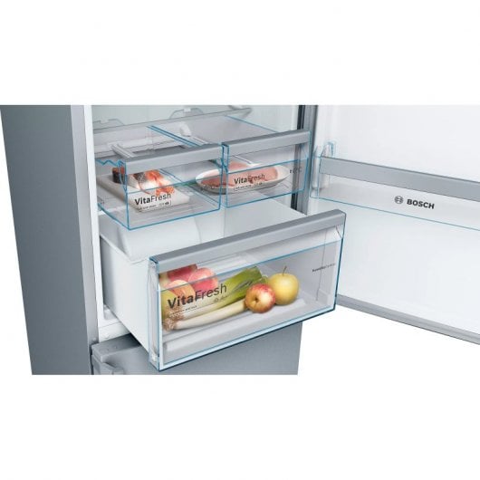 Bosch KGN397LEQ Frigorífico Combi E Acero Mate