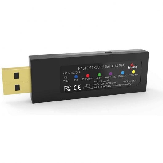 Magic-S PRO Adaptador de Controlador Inalámbrico para Nintendo Switch/PS4/PS3/PC/Neogeo